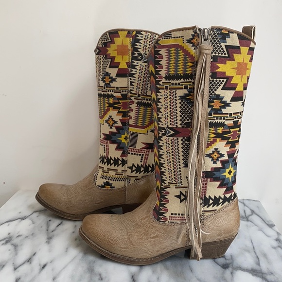 Big Buddha Wayne natural multi southwest print - Picture 4 of 7